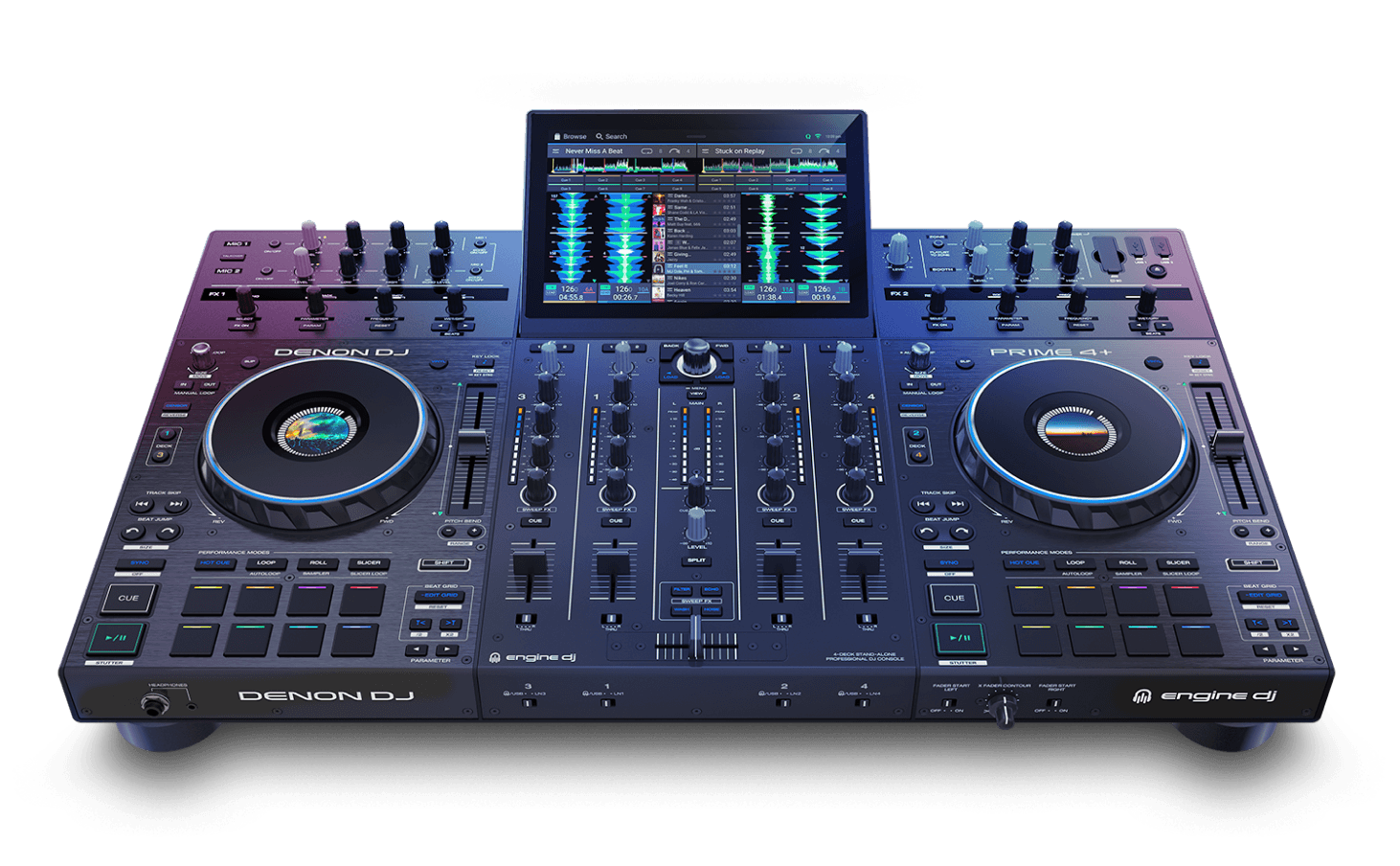 Denon DJ PRIME 4+ in 5 minutes and Video reviews