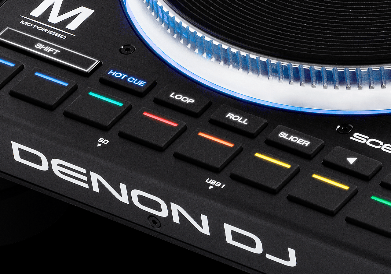 Denon DJ SC6000M DJ Media Player performance pad